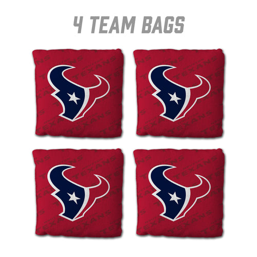 Houston Texans Cornhole Bags 4 Pack - Red