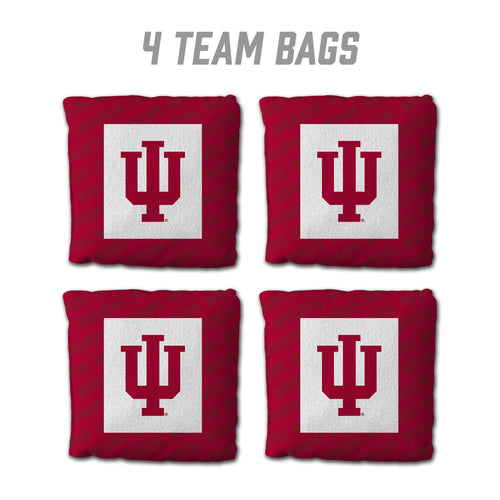 Indiana Hoosiers Cornhole Bags  4 Pack - Red