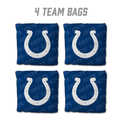 Indianapolis Colts Cornhole Bags 4 Pack - Blue