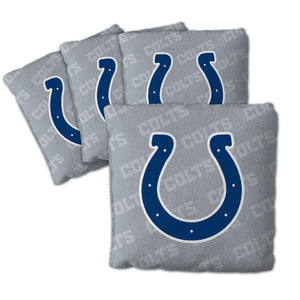 Indianapolis Colts Cornhole Bags 4 Pack  - Gray