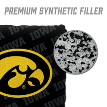 Iowa Hawkeyes Cornhole Bags  4 Pack - Black