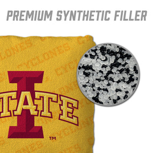 Iowa State Cyclones Cornhole Bags  4 Pack - Yellow