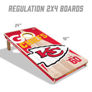 Kansas City Chiefs 2'x4' Cornhole Game with Bags