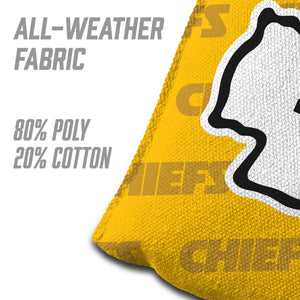 Kansas City Chiefs Cornhole Bags 4 Pack - Yellow