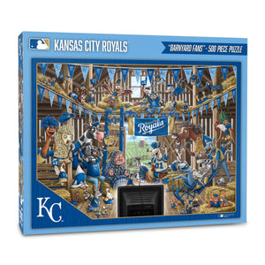 Kansas City Royals Barnyard Fans 500 Piece Puzzle