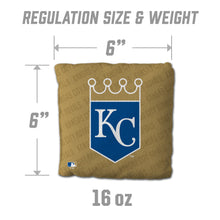 Kansas City Royals Cornhole Bags - 4 Pack - Gold