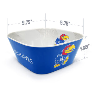 Kansas Jayhawks Large Party Bowl