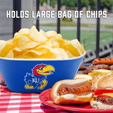 Kansas Jayhawks Large Party Bowl