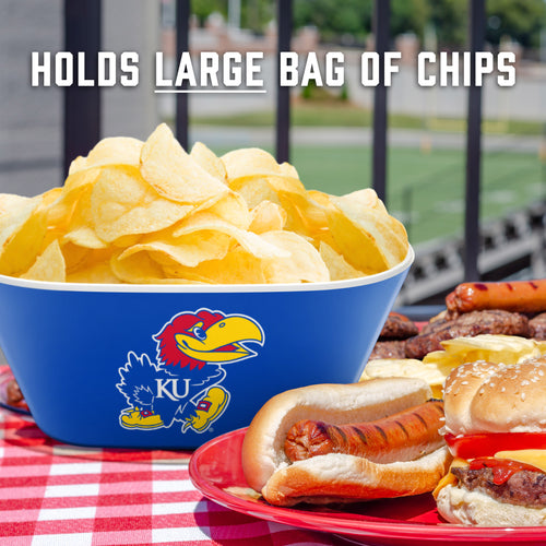 Kansas Jayhawks Large Party Bowl