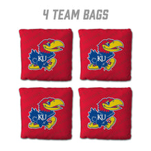 Kansas Jayhawks Cornhole Bags 4 Pack - Red