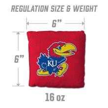 Kansas Jayhawks Cornhole Bags 4 Pack - Red