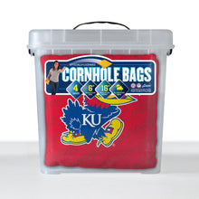 Kansas Jayhawks Cornhole Bags 4 Pack - Red