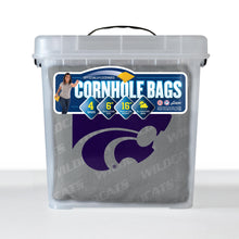 Kansas State Wildcats Cornhole Bags 4 Pack  - Gray