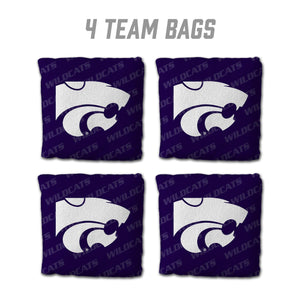 Kansas State Wildcats Cornhole Bags  4 Pack - Purple