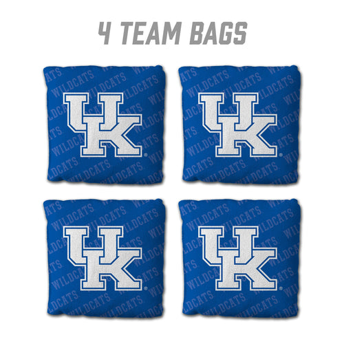 Kentucky Wildcats Cornhole Bags  4 Pack - Blue