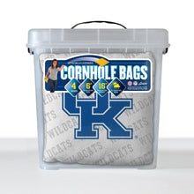 Kentucky Wildcats Cornhole Bags  4 Pack - White