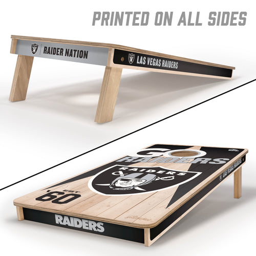 Las Vegas Raiders 2'x4' Cornhole Game with Bags