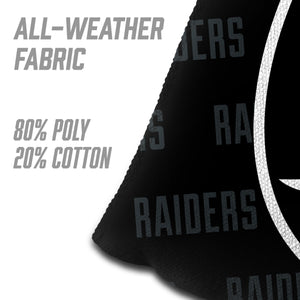 Las Vegas Raiders Cornhole Bags 4 Pack - Black