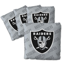 Las Vegas Raiders Cornhole Bags 4 Pack - Gray