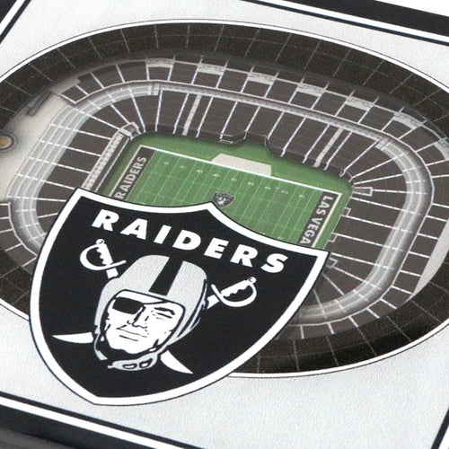 Las Vegas Raiders 3D StadiumViews Coaster Set
