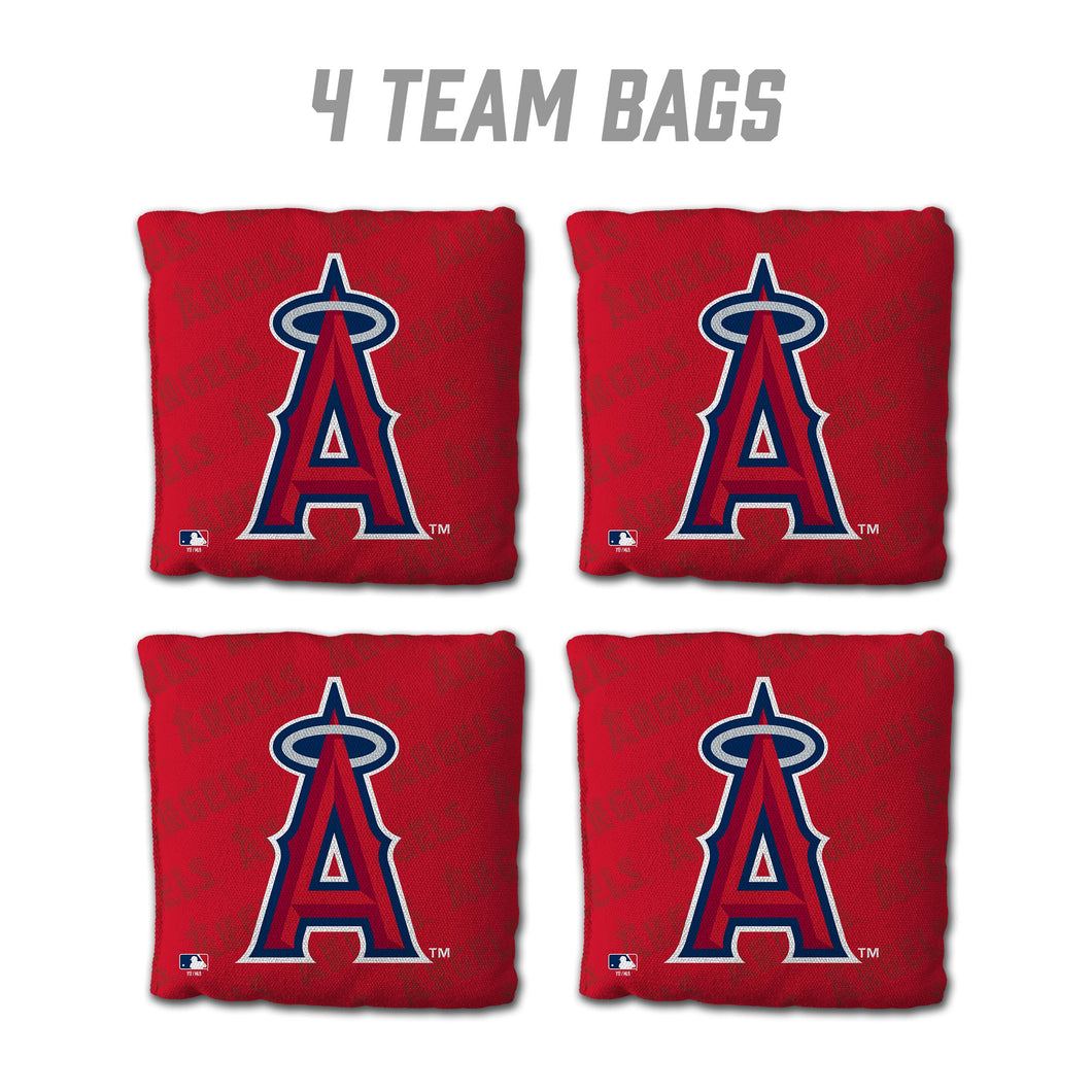 Los Angeles Angels Cornhole Bags - 4 Pack - Red