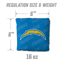 Los Angeles Chargers Cornhole Bags 4 Pack - Blue