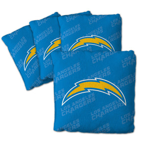 Los Angeles Chargers Cornhole Bags 4 Pack - Blue