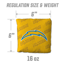 Los Angeles Chargers Cornhole Bags 4 Pack - Yellow