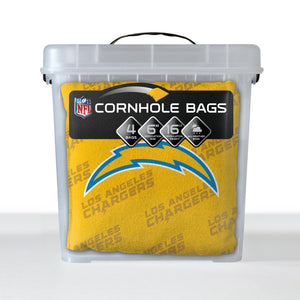 Los Angeles Chargers Cornhole Bags 4 Pack - Yellow