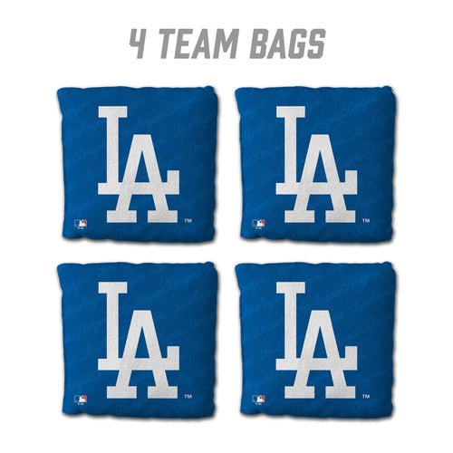 Los Angeles Dodgers Cornhole Bags - 4 Pack - Blue