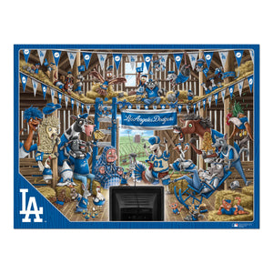 Los Angeles Dodgers Barnyard Fans 500 Piece Puzzle