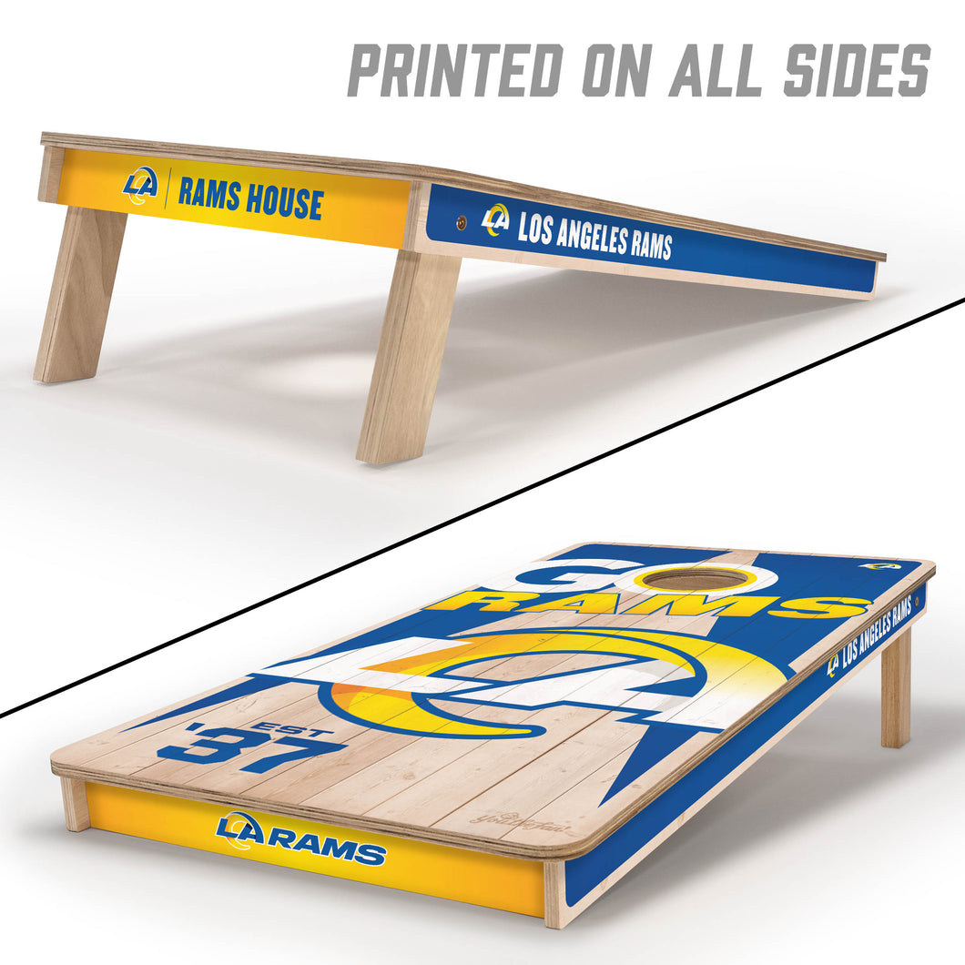 Los Angeles Rams 2'x4' Cornhole Game with Bags