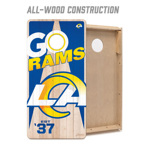 Los Angeles Rams 2'x4' Cornhole Game with Bags