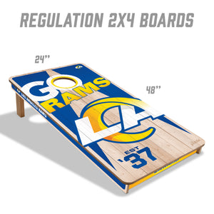 Los Angeles Rams 2'x4' Cornhole Game with Bags