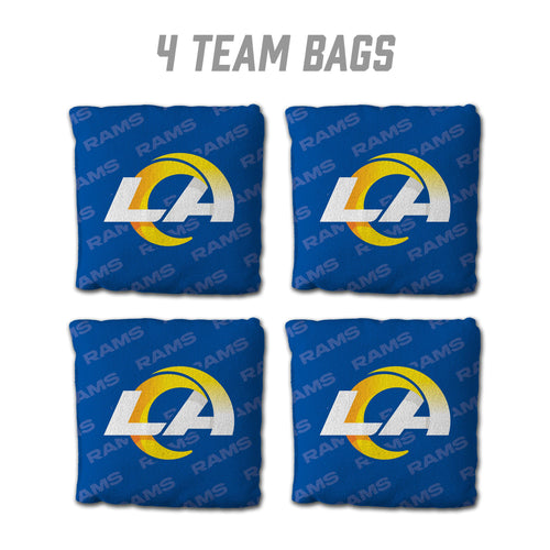 Los Angeles Rams Cornhole Bags 4 Pack - Blue