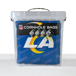 Los Angeles Rams Cornhole Bags 4 Pack - Blue