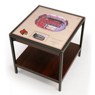 Louisville Cardinals 25-Layer StadiumViews Lighted End Table - Cardinal Stadium
