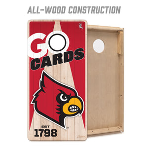 Louisville Cardinals 2'x4' Cornhole Game with Bags