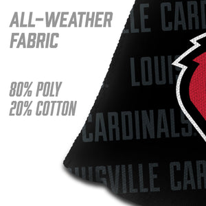 Louisville Cardinals Cornhole Bags  4 Pack - Black