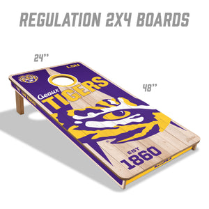 LSU Tigers 2'x4' Cornhole Game with Bags