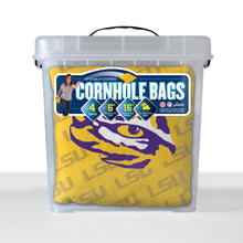 LSU Tigers Cornhole Bags  4 Pack - Yellow