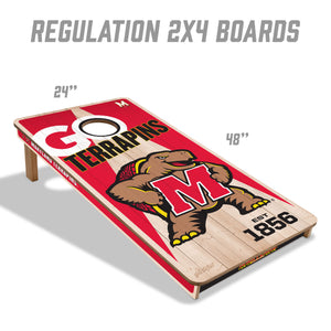 Maryland Terrapins 2'x4' Cornhole Game with Bags