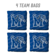 Memphis Tigers Cornhole Bags  4 Pack - Blue