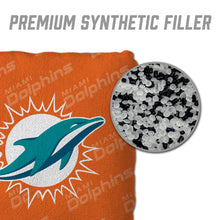 Miami Dolphins Cornhole Bags 4 Pack - Orange