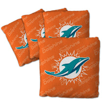 Miami Dolphins Cornhole Bags 4 Pack - Orange