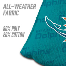 Miami Dolphins Cornhole Bags 4 Pack - Teal