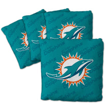 Miami Dolphins Cornhole Bags 4 Pack - Teal