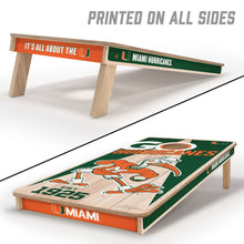 Miami Hurricanes 2'x4' Cornhole Game with Bags