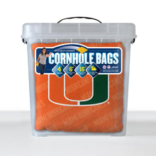 Miami Hurricanes Cornhole Bags 4 Pack - Orange