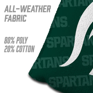 Michigan State Spartans Cornhole Bags  4 Pack - Green
